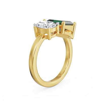 Duo Edge Lab Grown Diamond Ring