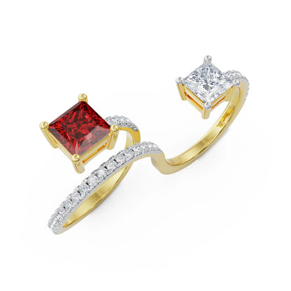 Midnight Mischief Lab Grown Diamond Ring