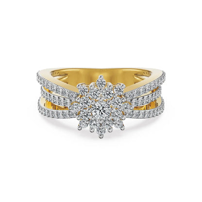 Sunburst Majesty Lab Grown Diamond Ring