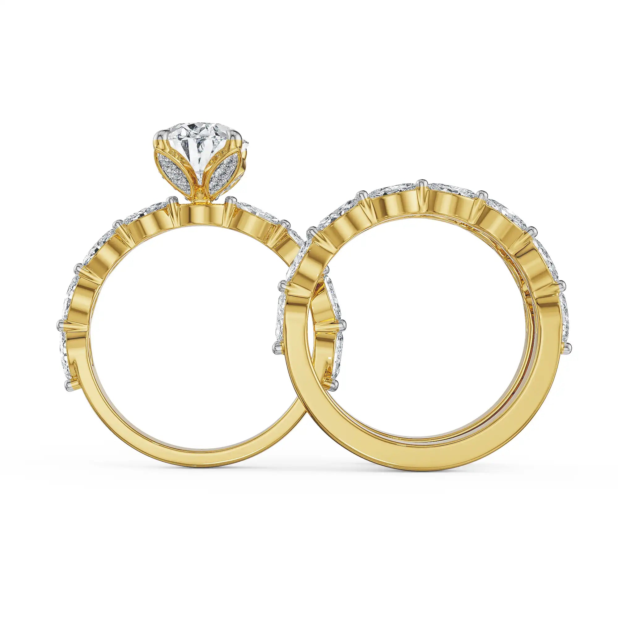 Trinity Sparkle Lab Grown Diamond Bridal Ring