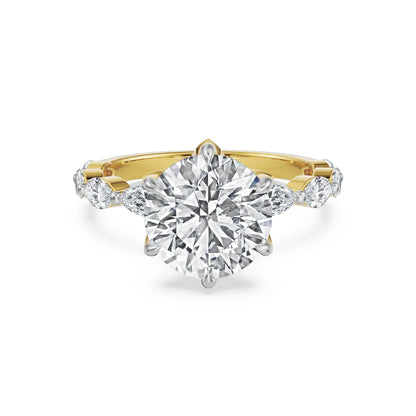 Celestia Round Lab Grown Diamond Ring
