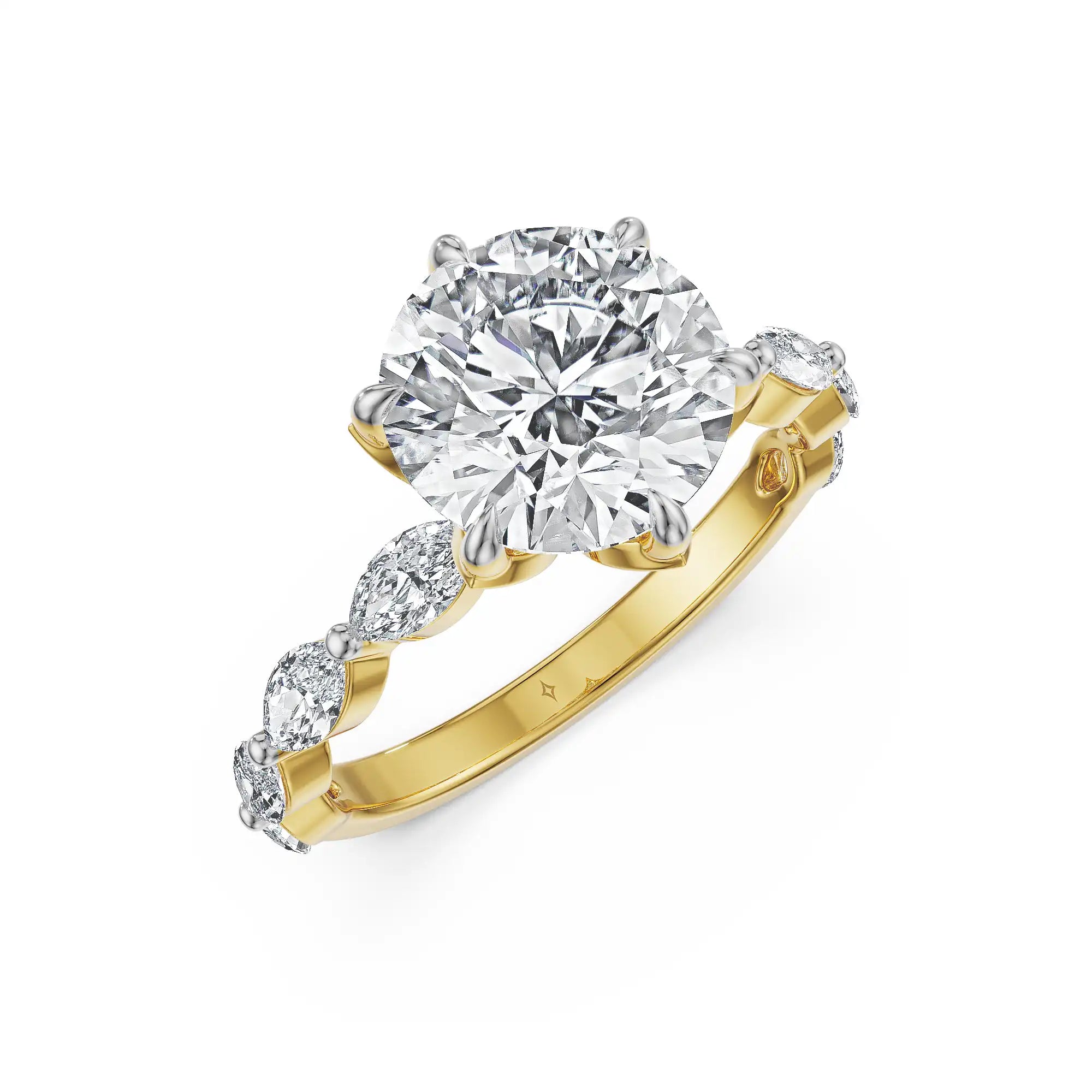 Celestia Round Lab Grown Diamond Ring