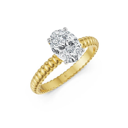 Oval Brilliance Lab Grown Diamond Ring