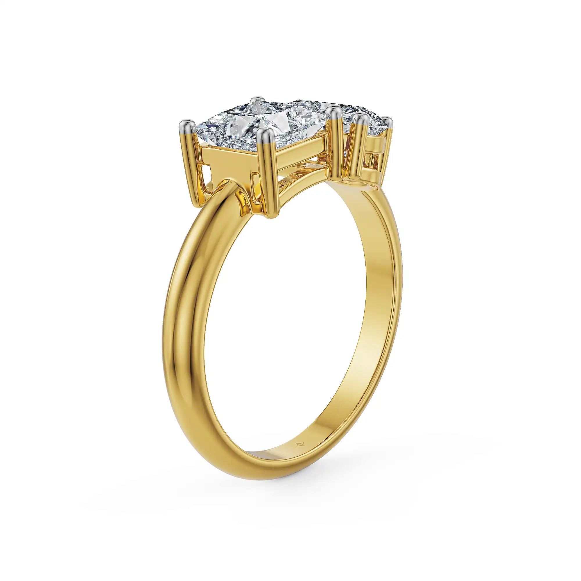 Twin Lumina Lab Grown Diamond Ring