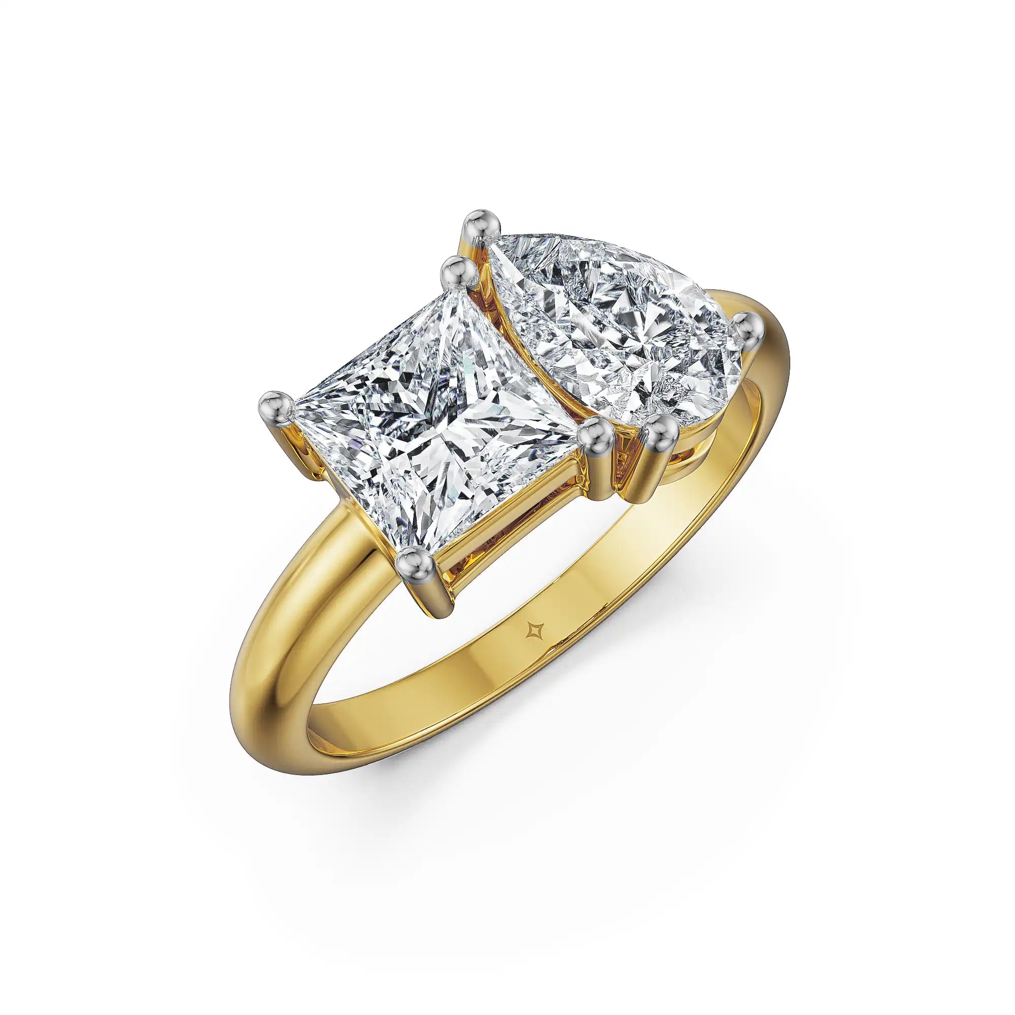 Twin Lumina Lab Grown Diamond Ring