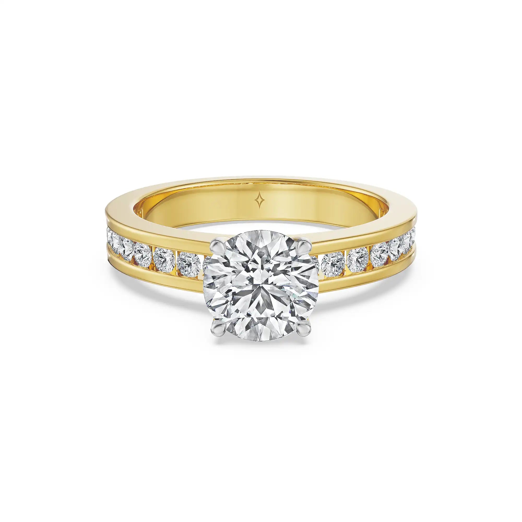 Timeless Round Lab Grown Diamond Ring