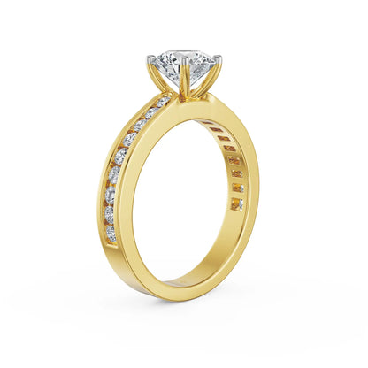 Timeless Round Lab Grown Diamond Ring