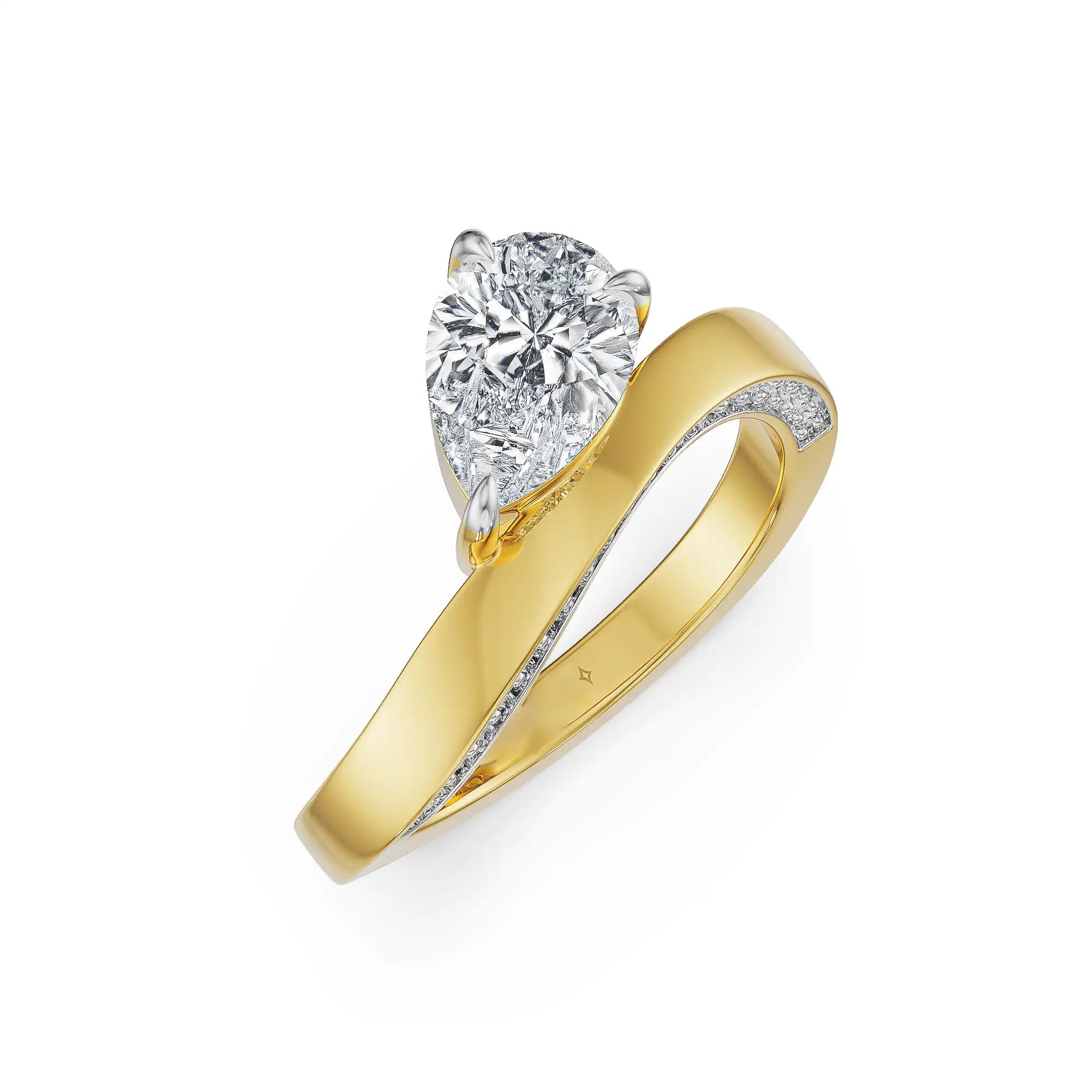 Nyra Twist Lab Grown Diamond Ring