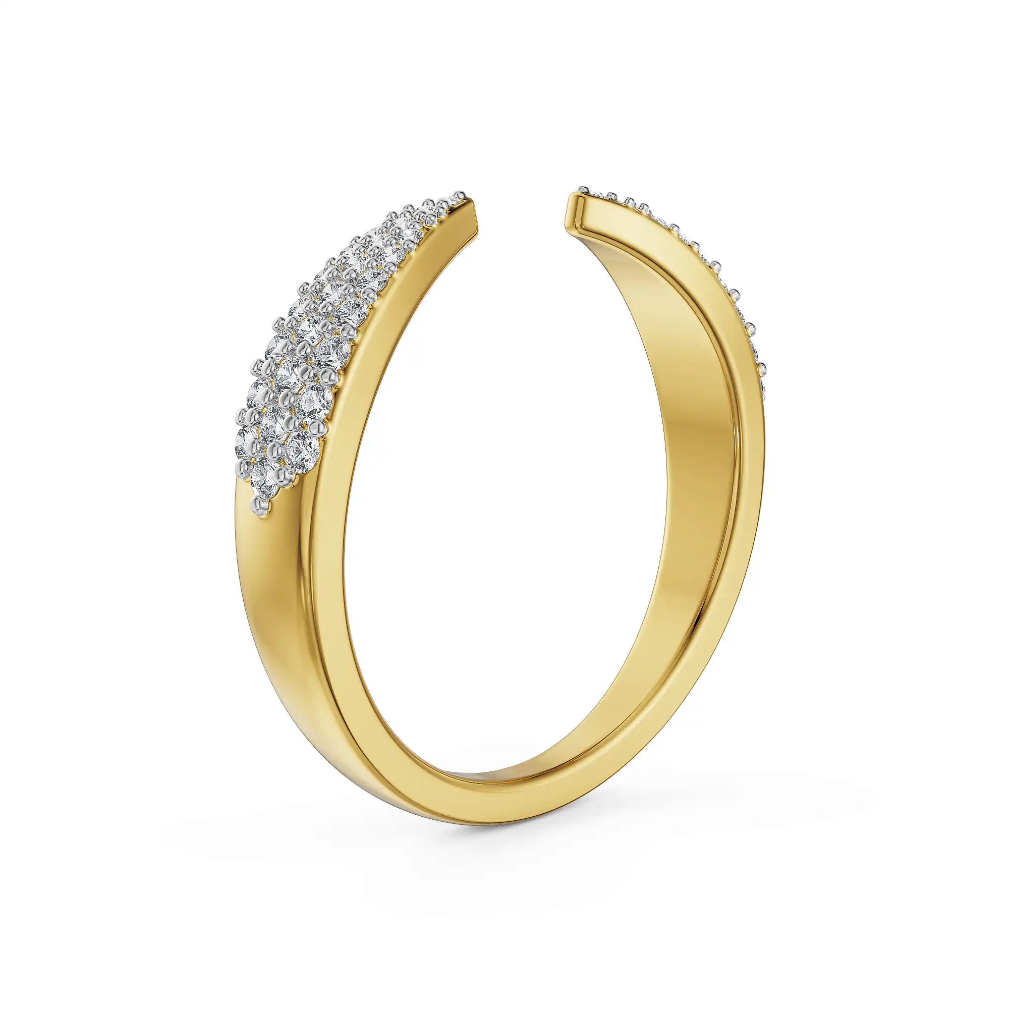 Sparkline Open Lab Grown Diamond Band