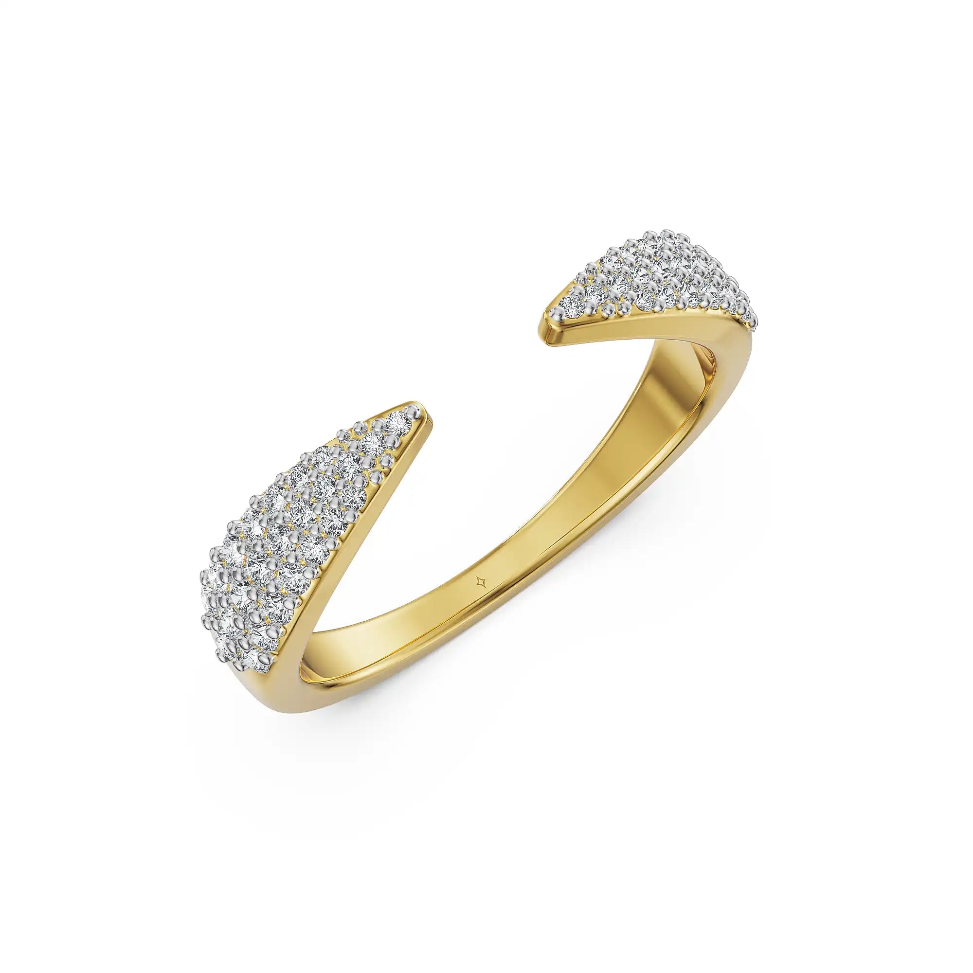 Sparkline Open Lab Grown Diamond Band