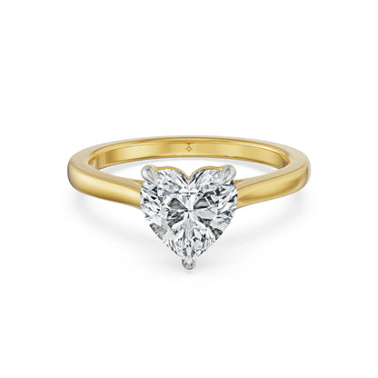 1 CT Eternal Heart Lab Grown Diamond Ring