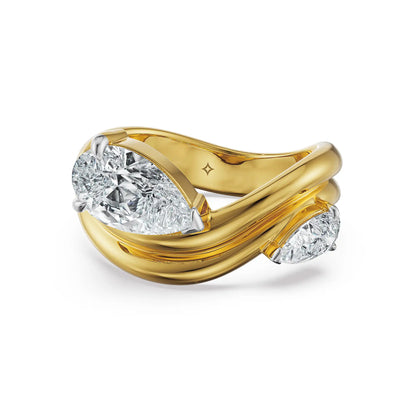 Twin Flame Lab Grown Diamond Ring