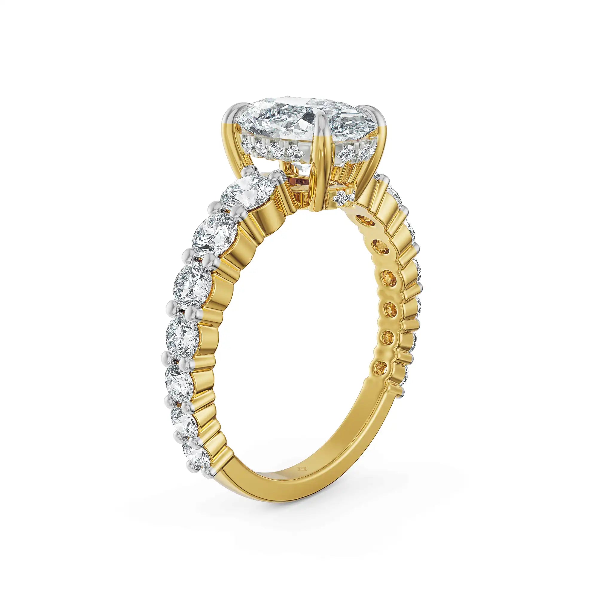 Crowned Grace Lab Grown Diamond Ring