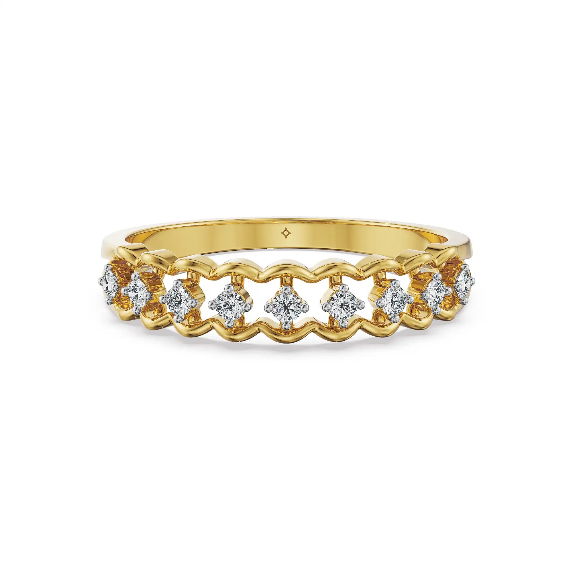 Rhythm of Light Lab Grown Diamond Ring