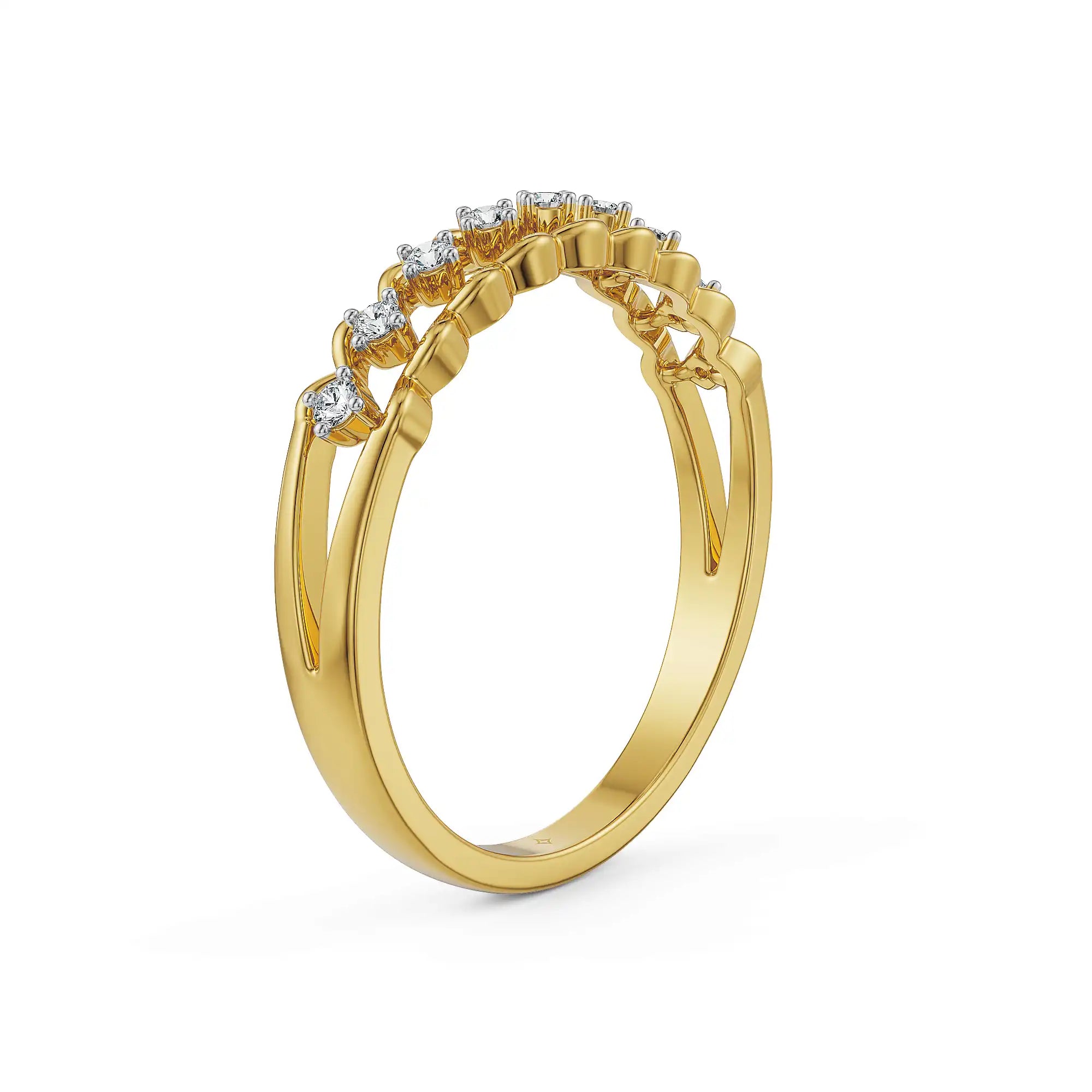 Rhythm of Light Lab Grown Diamond Ring