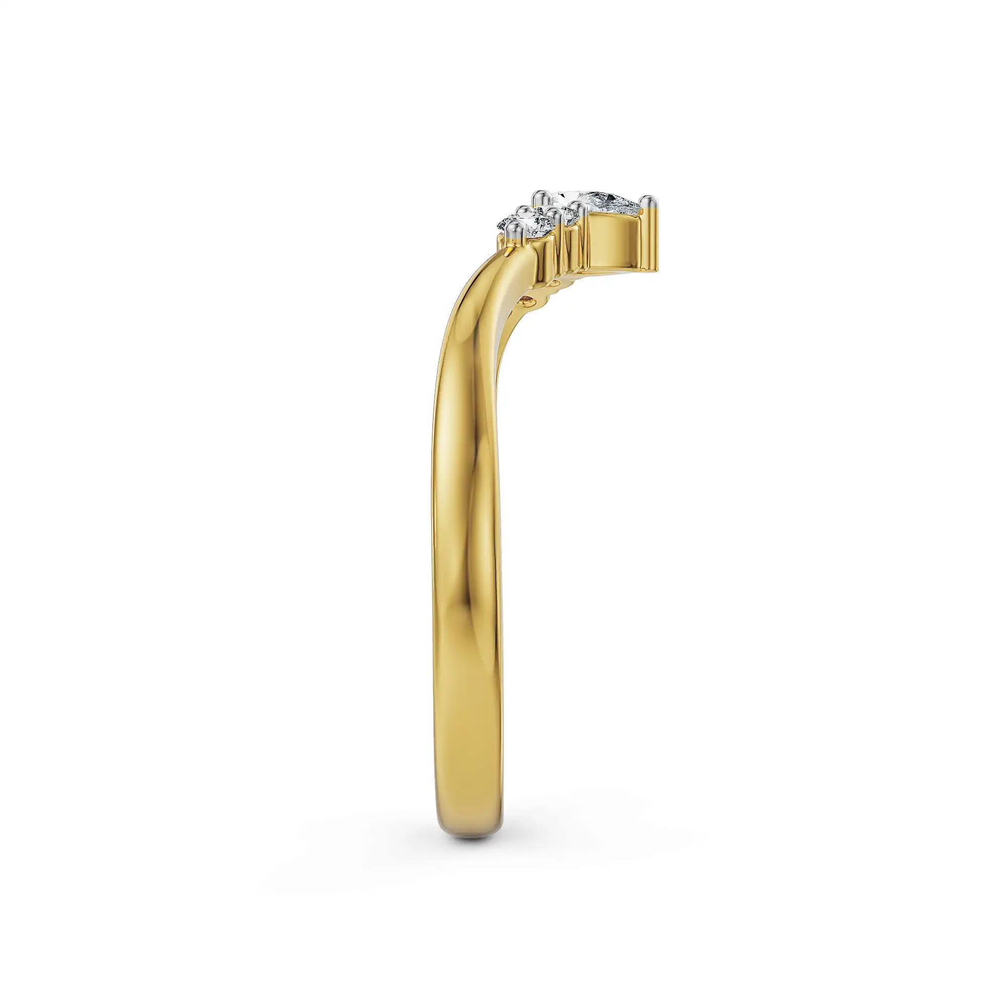 Dewdrop Blossom Lab Grown Diamond Ring