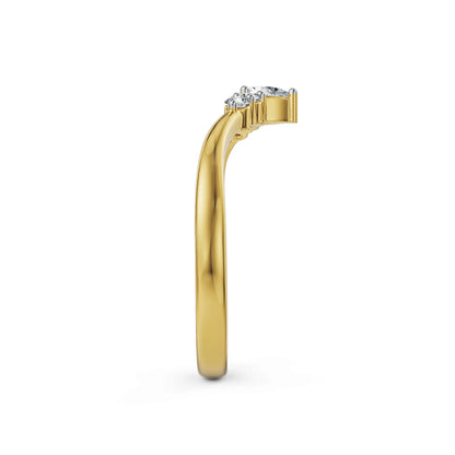 Dewdrop Blossom Lab Grown Diamond Ring