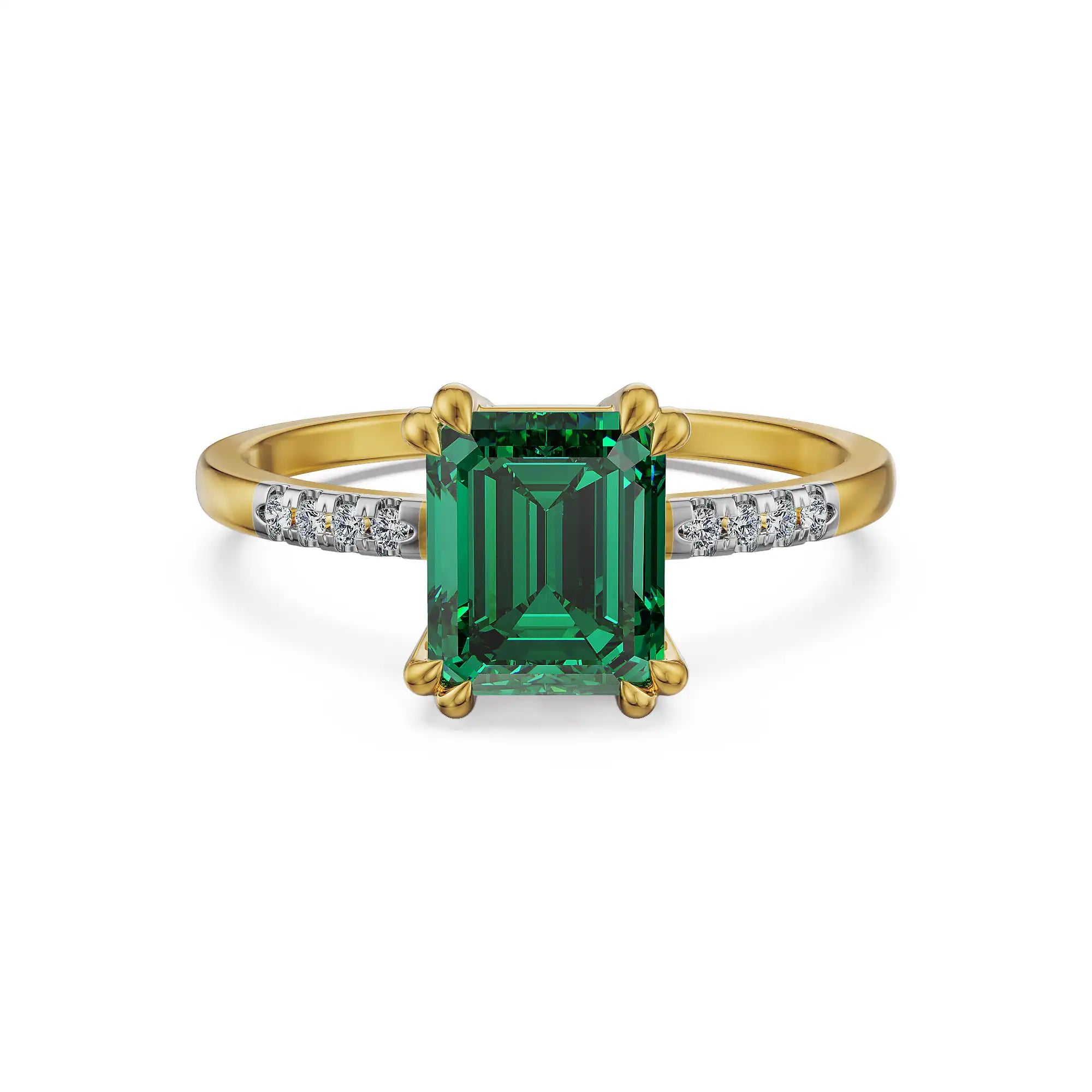 Emerald Essence Lab Grown Diamond Ring