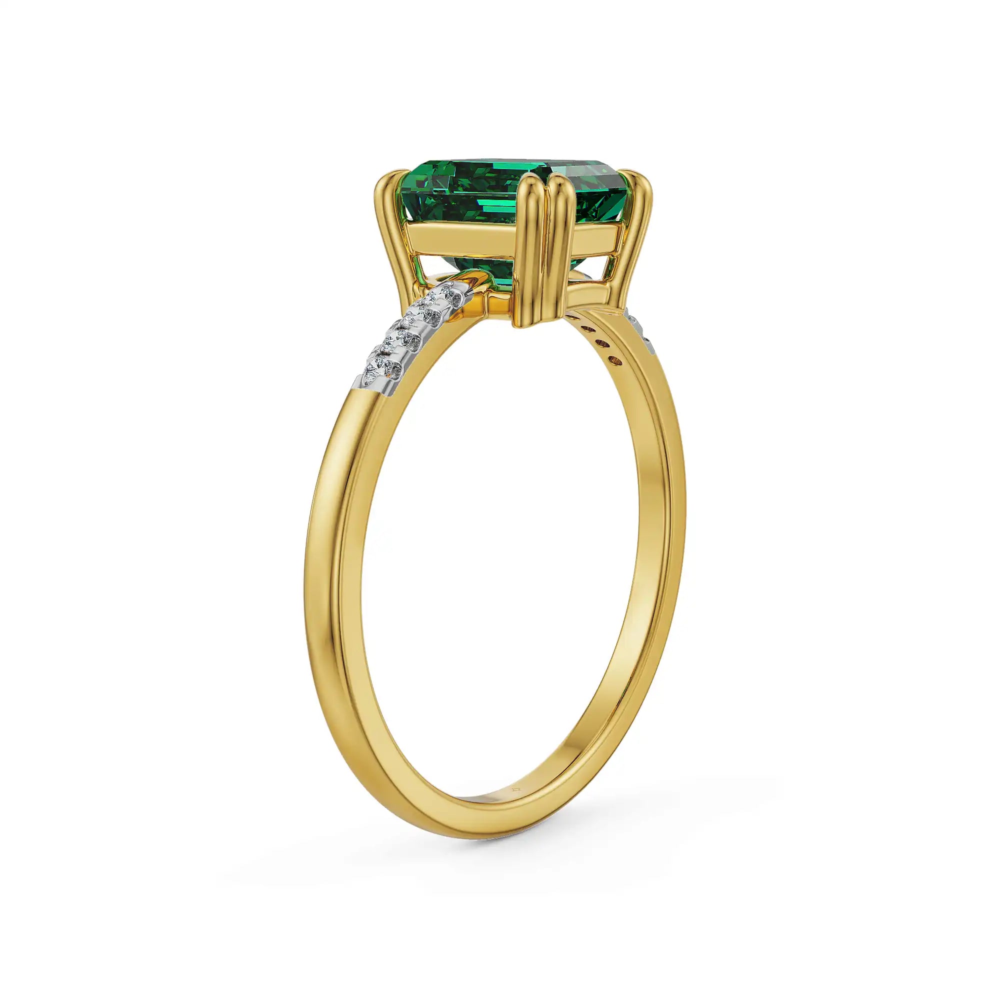 Emerald Essence Lab Grown Diamond Ring