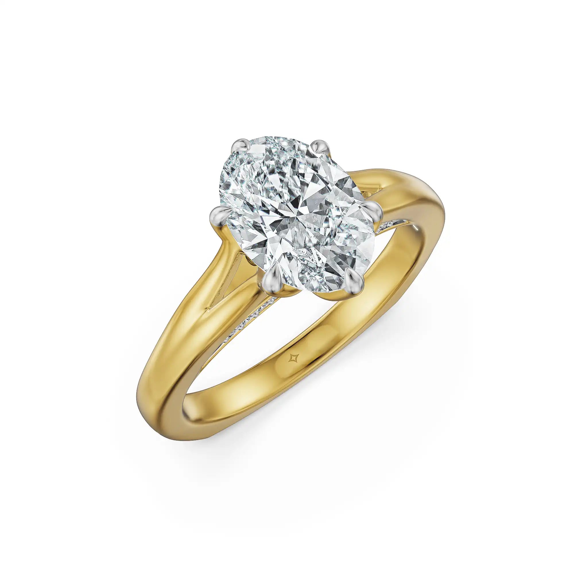 Eterna Oval Lab Grown Diamond Ring