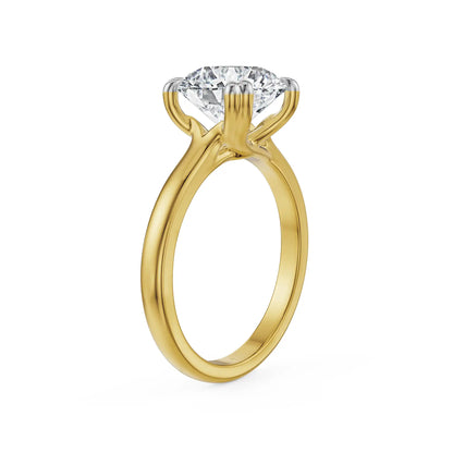 2.5 CT Timeless Solitaire Lab Grown Diamond Ring