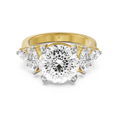 Crown of Brilliance Portuguese Cut Diamond Ring
