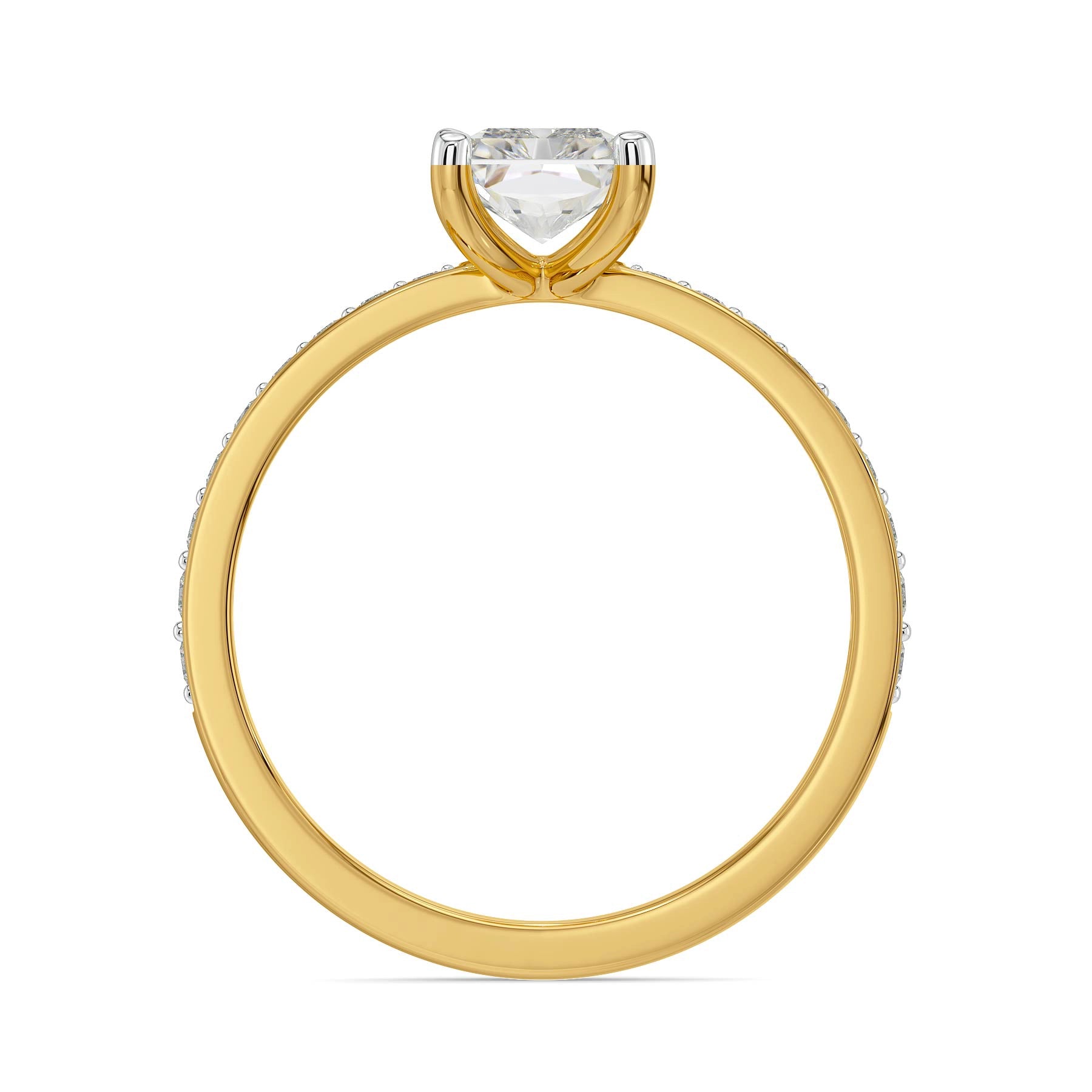 Radiant Grace Lab Grown Diamond Ring