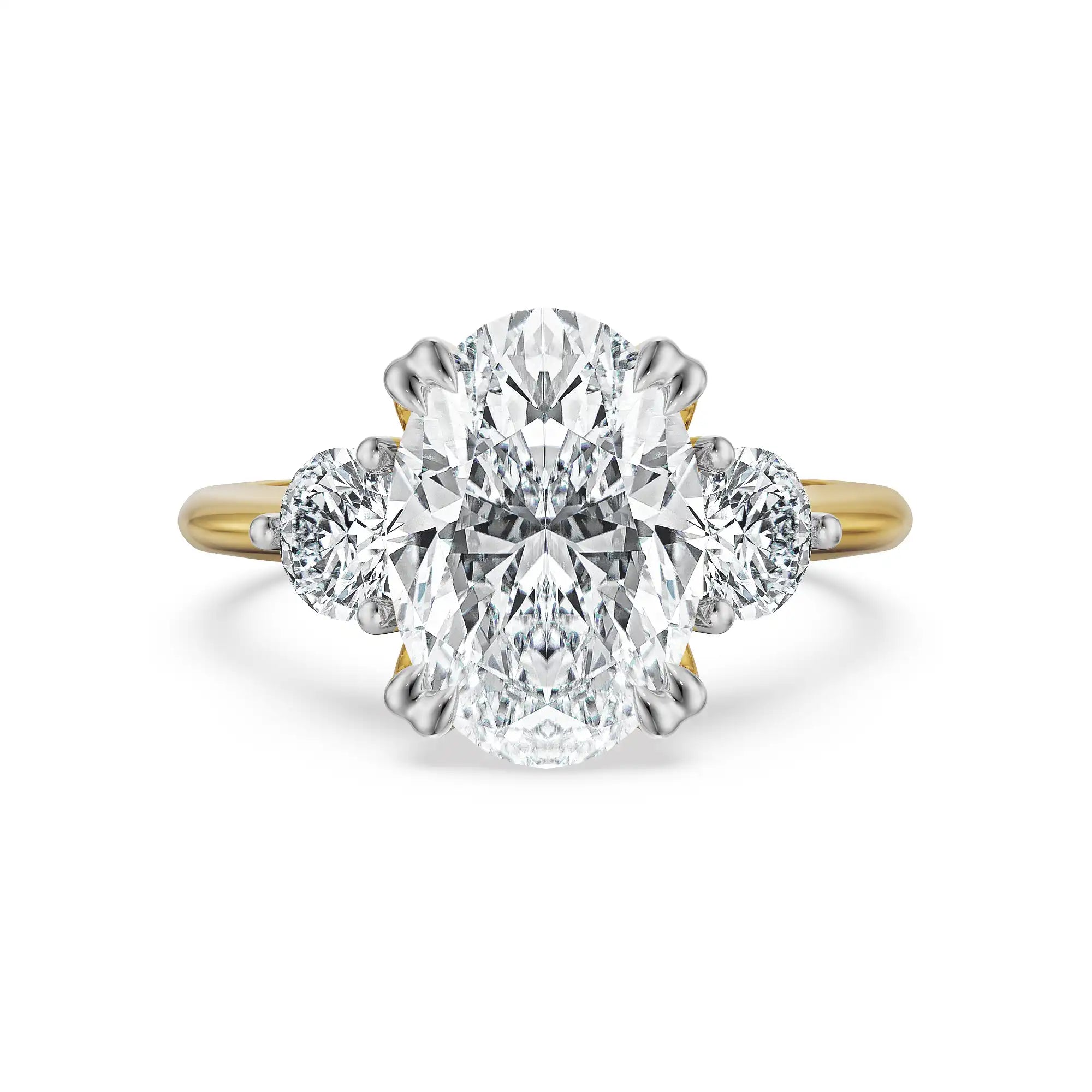 Trinity Oval Lab Grown Diamond Ring