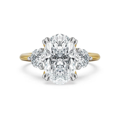 Trinity Oval Lab Grown Diamond Ring