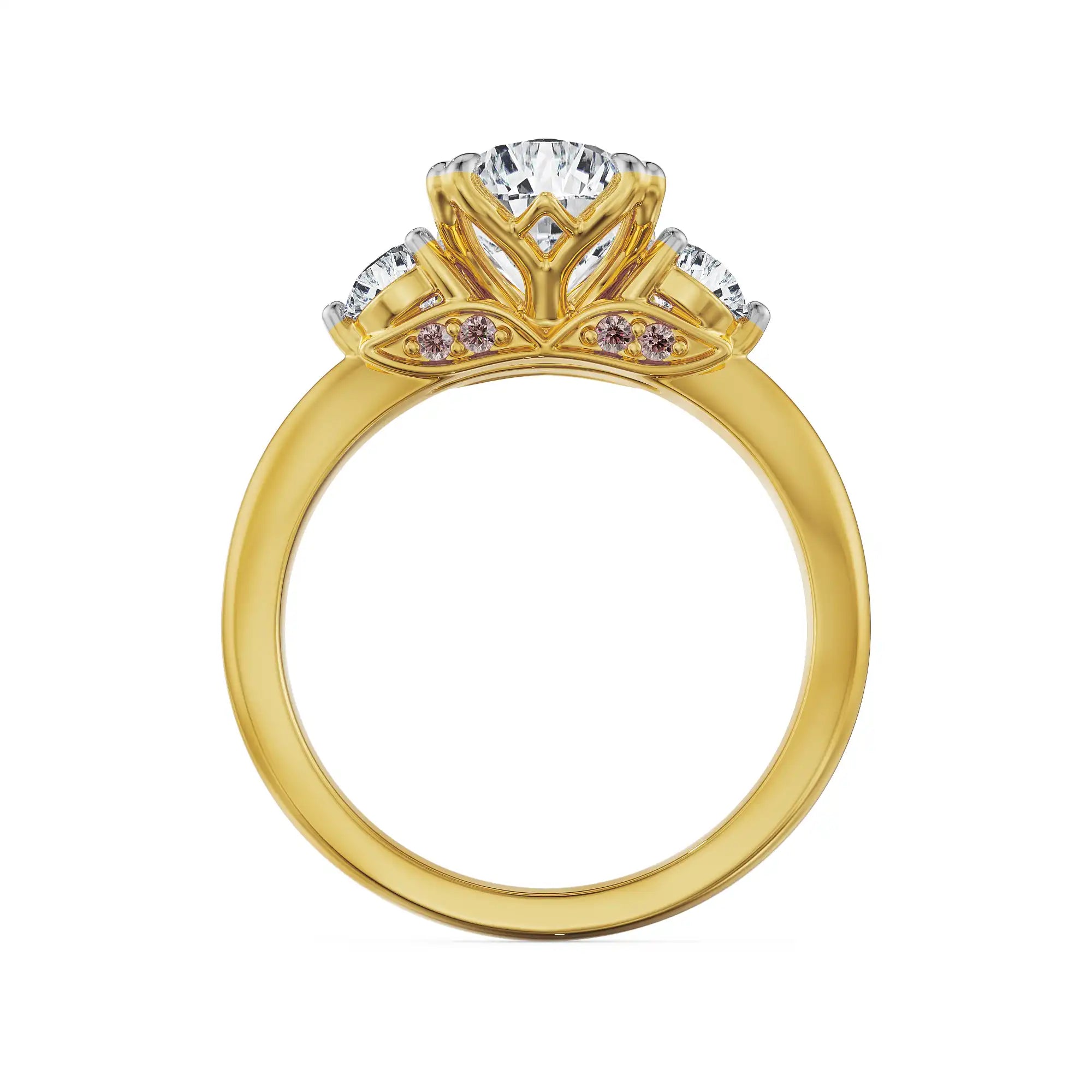 Trinity Oval Lab Grown Diamond Ring