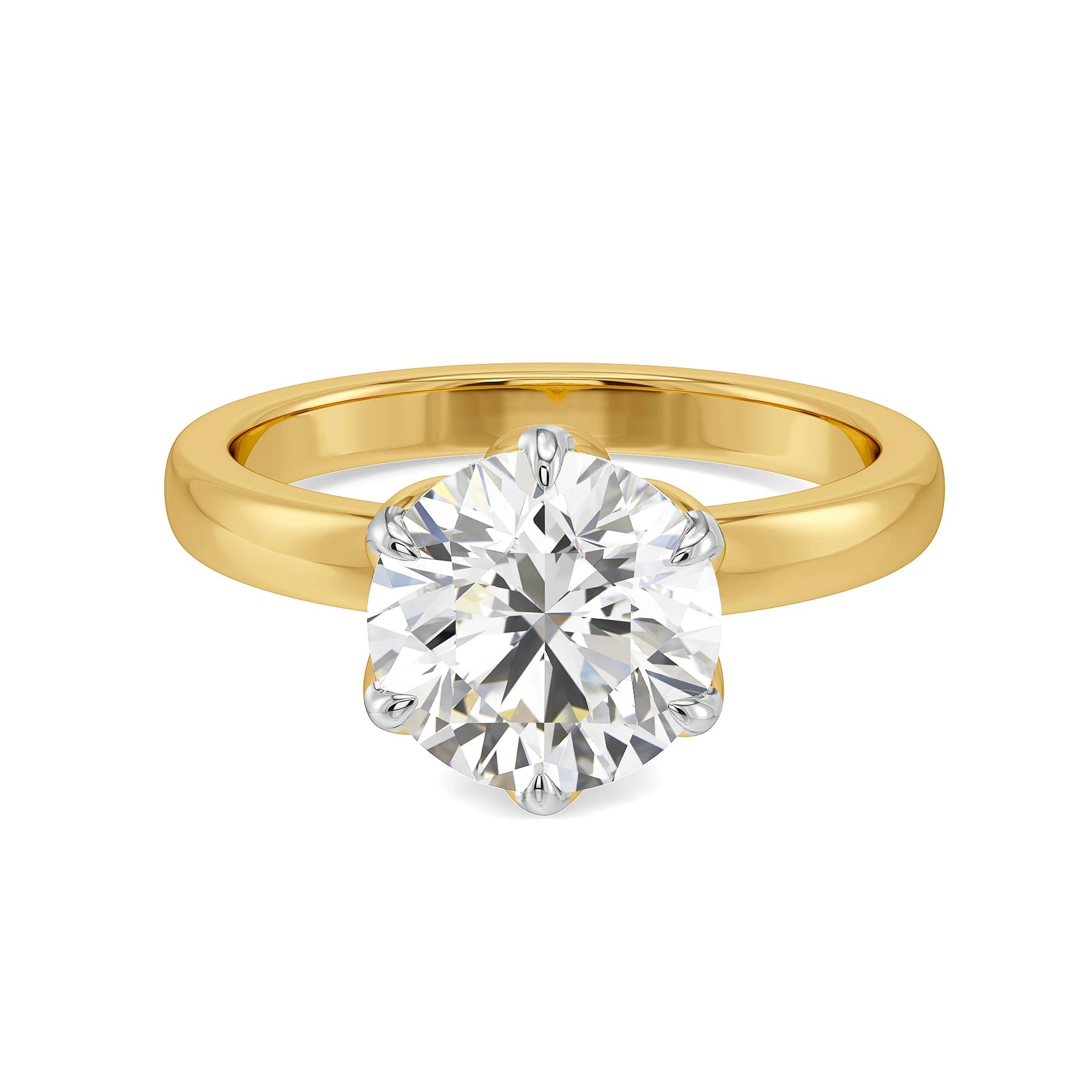 Luna Solitaire Lab Grown Diamond Ring