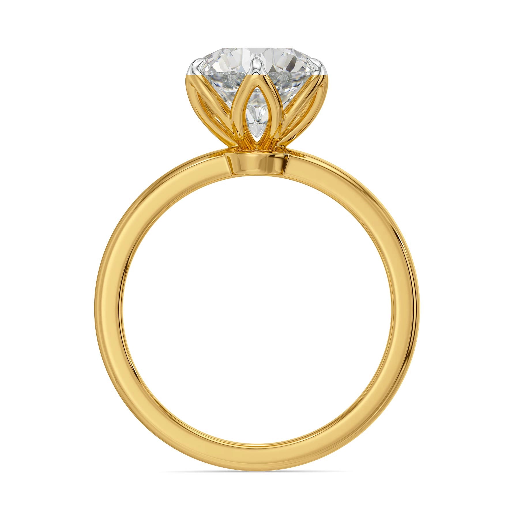Luna Solitaire Lab Grown Diamond Ring