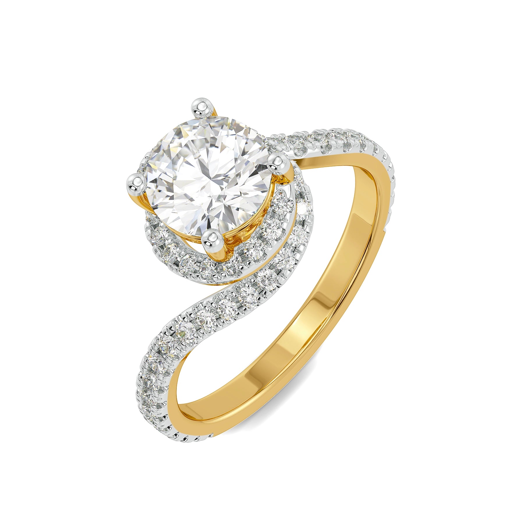 Double Halo Lab Grown Diamond Ring