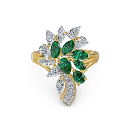 Royal Petal Lab Grown Diamond Cocktail Ring