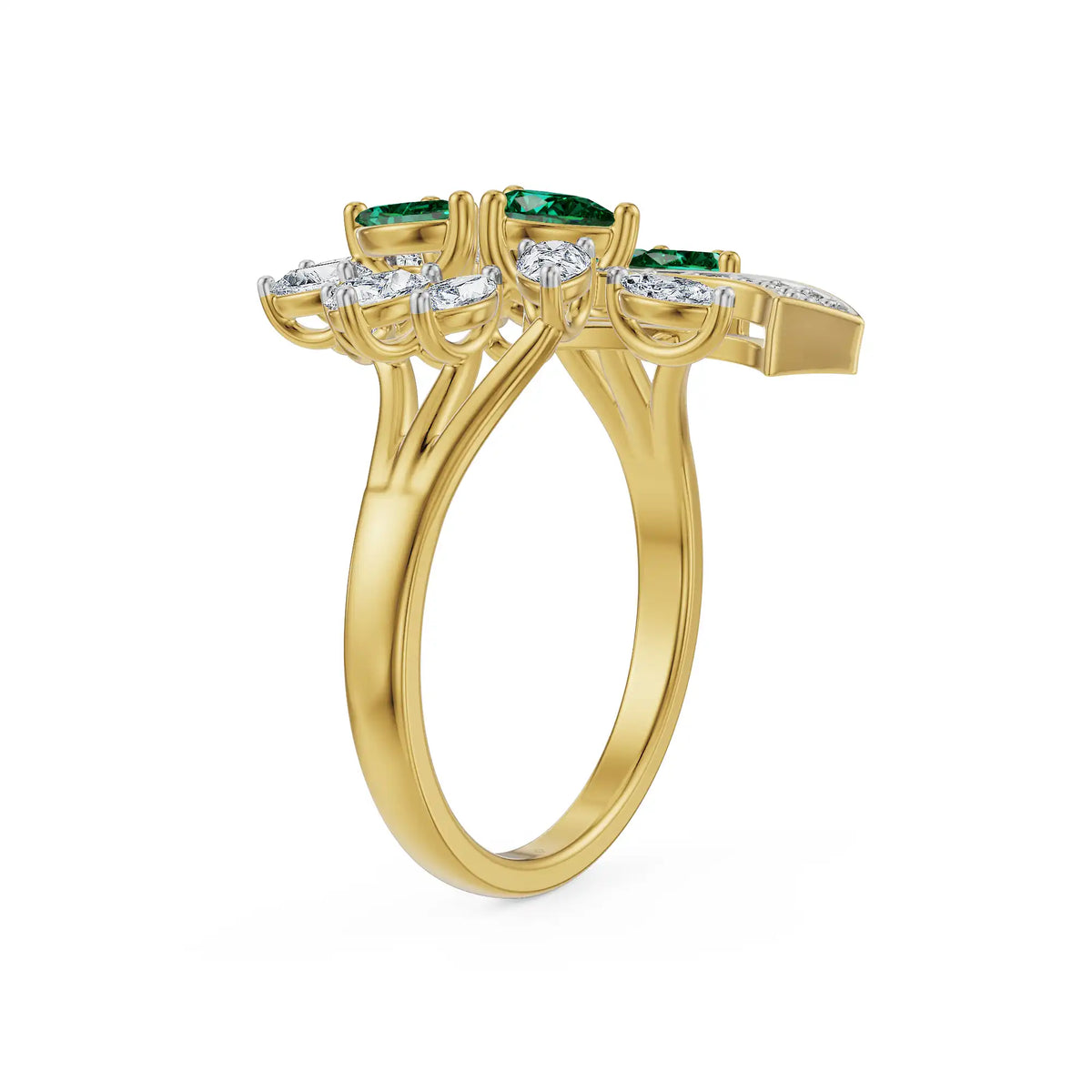 Royal Petal Lab Grown Diamond Cocktail Ring