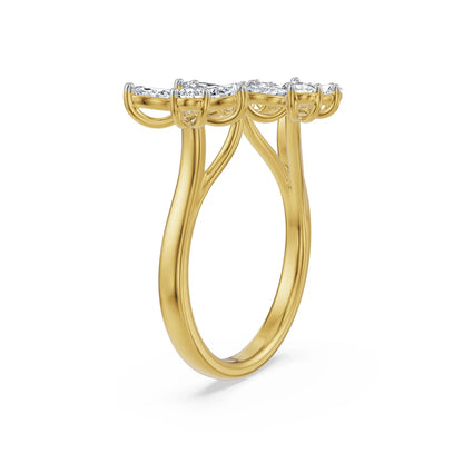 Petal Drift Lab Grown Diamond Cocktail Ring