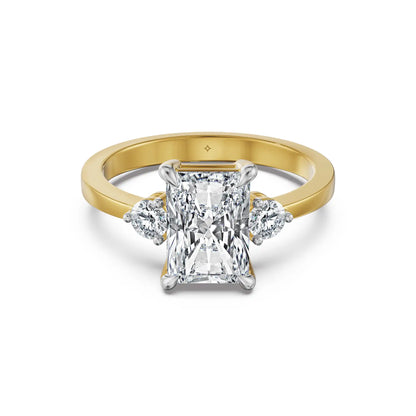 Radiant Harmony Lab Grown Diamond Ring