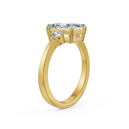 Radiant Harmony Lab Grown Diamond Ring