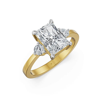 Radiant Harmony Lab Grown Diamond Ring