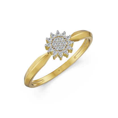 Stellar Bloom Lab Grown Diamond Ring