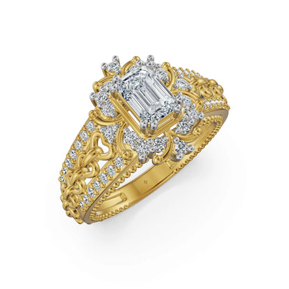 Regal Weave Lab Grown Diamond Ring