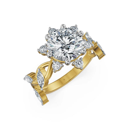 Halo Verve Lab Grown Diamond Ring