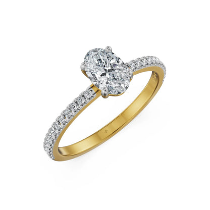 Oval Reverie Lab Grown Diamond Ring