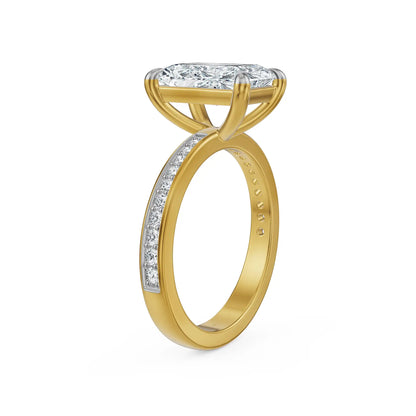 Radiant Allure Lab Grown Diamond Ring