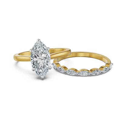 Marquise Lab Grown Diamond Stackable Ring