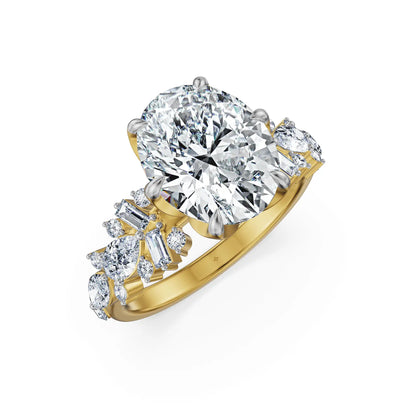 Oval Majesty Lab grown Diamond Ring