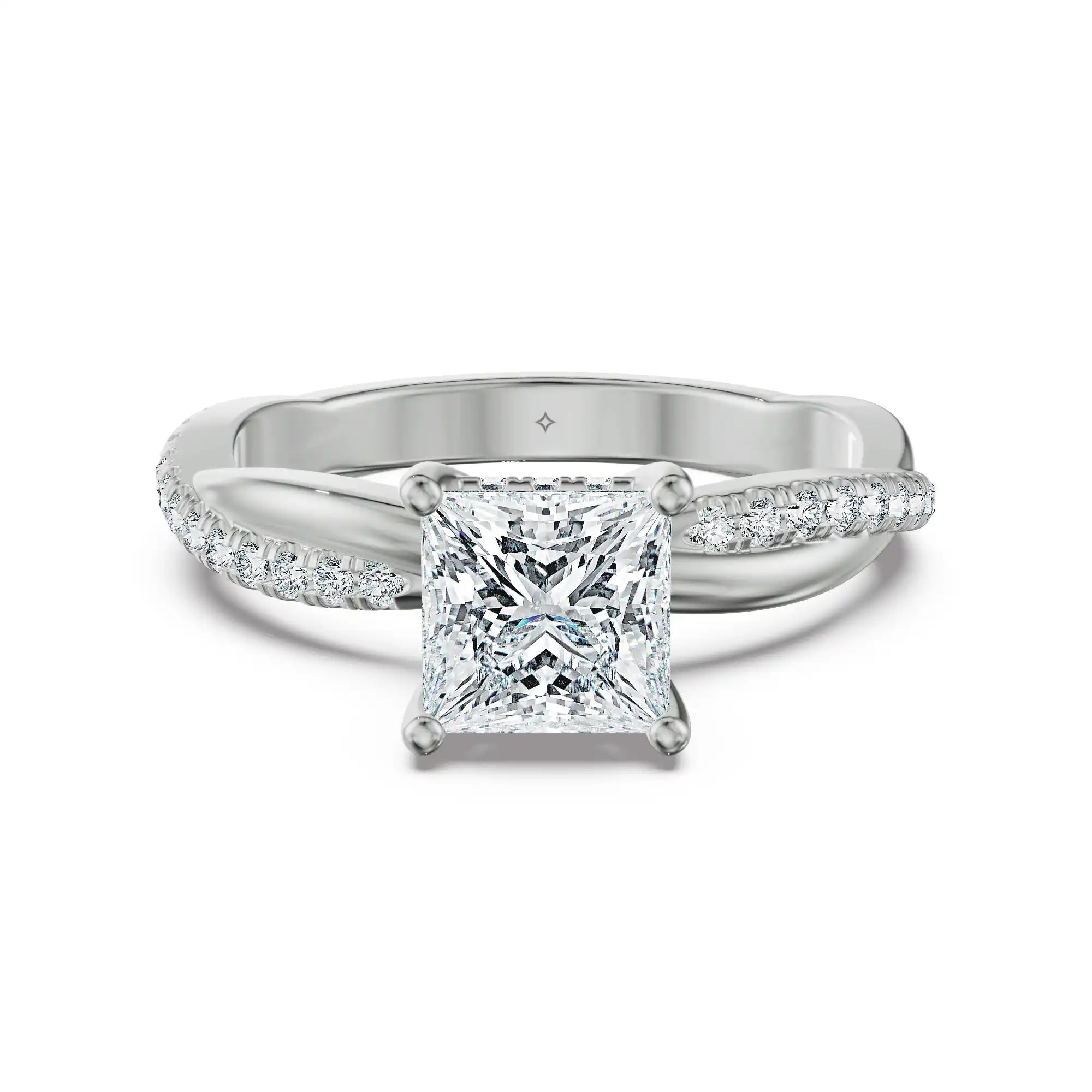 Princess Radiance Lab Grown Diamond Ring