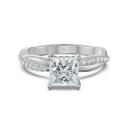 Princess Radiance Lab Grown Diamond Ring