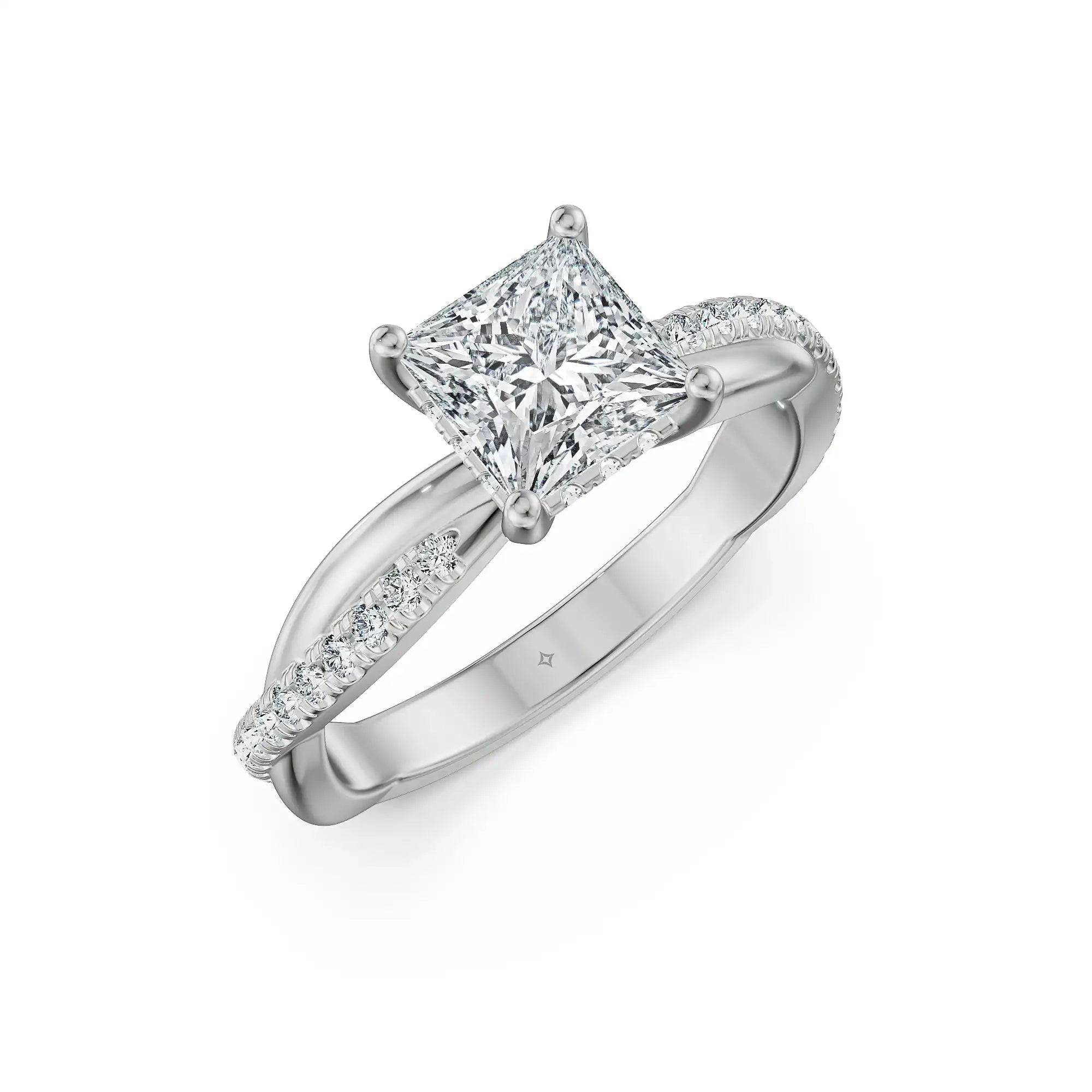 Princess Radiance Lab Grown Diamond Ring
