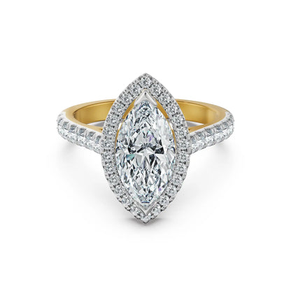 Marquise Ethereal Glow Lab Grown Diamond Ring